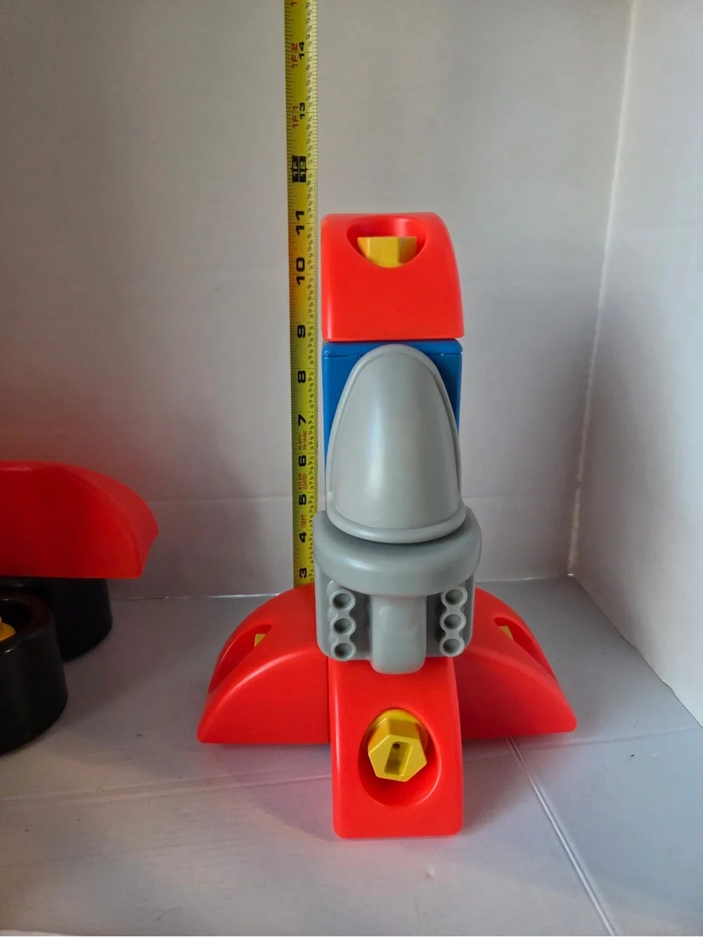 Little Tikes Workshop Builders 0626 Race Car Rocket 1995 Vintage 22 Piece In Box